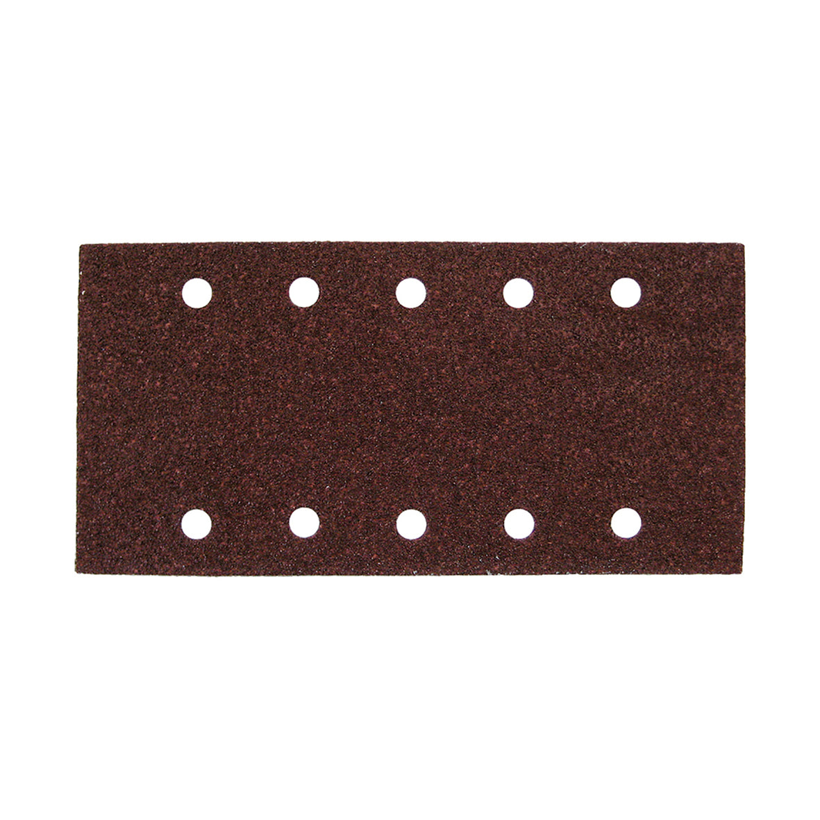 Makita Sanding Accessories Sand Paper 40# - 1/2 Sheet Hook & Loop Brown Punched - 10Pk| SKU P-33174
