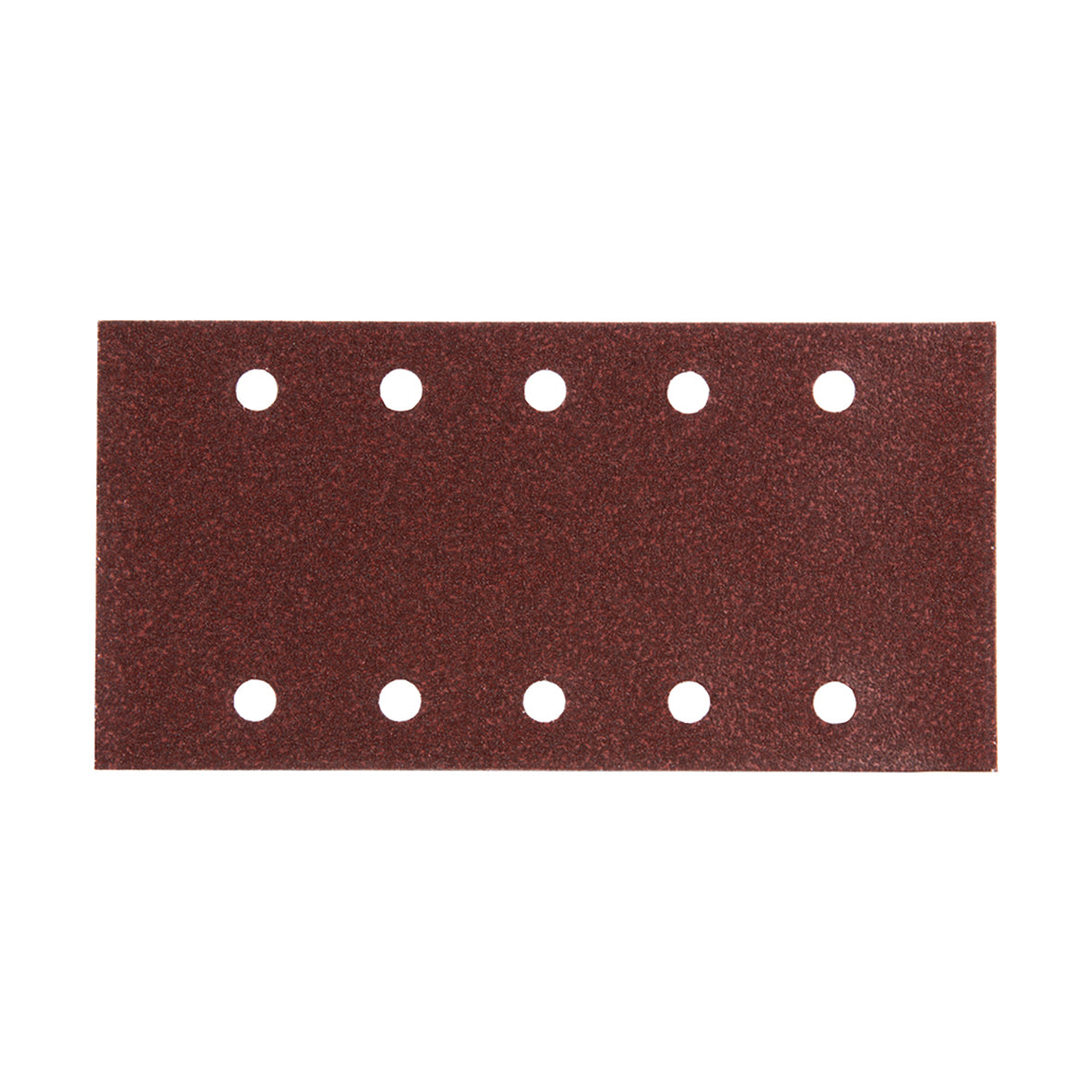 Makita Sanding Accessories Sand Paper 80# - 1/2 Sheet Hook & Loop Brown Punched - 10Pk| SKU P-33196