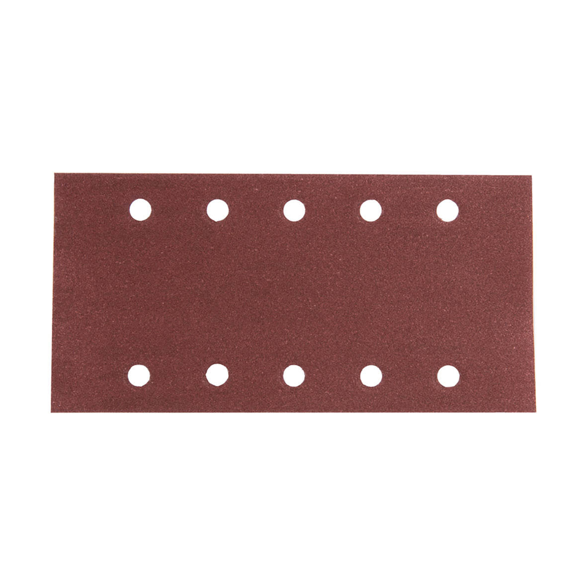 Makita Sanding Accessories Sand Paper 180# - 1/2 Sheet Hook & Loop Brown Punched - 10Pk| SKU P-33233