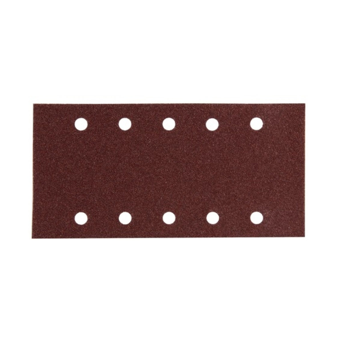 Makita Sanding Accessories Sand Paper 240# - 1/2 Sheet Hook & Loop Brown Punched - 10Pk| SKU P-33249