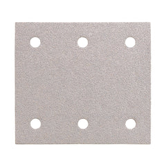 Makita Sanding Accessories Sand Paper 80# - 1/4 Sheet Hook & Loop White Punched - 10Pk| SKU P-35829