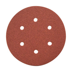 Makita Sanding Accessories Sanding Disc 150mm 80# Grit Brown Hook Loop 6 Hole | SKU P 37677