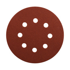 makita-sanding accessories-sanding-disc-125mm-240#-hook-loop-brown-punched-50pk| SKU P-43686