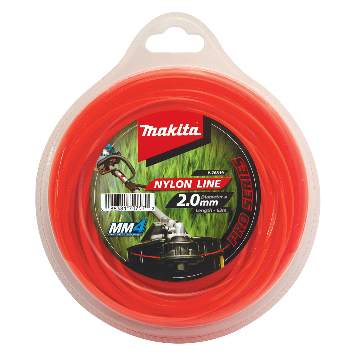 Makita OPE - Brushcutter Acc Pro-Series Round Nylon Line 2mm x 63m | P-76819