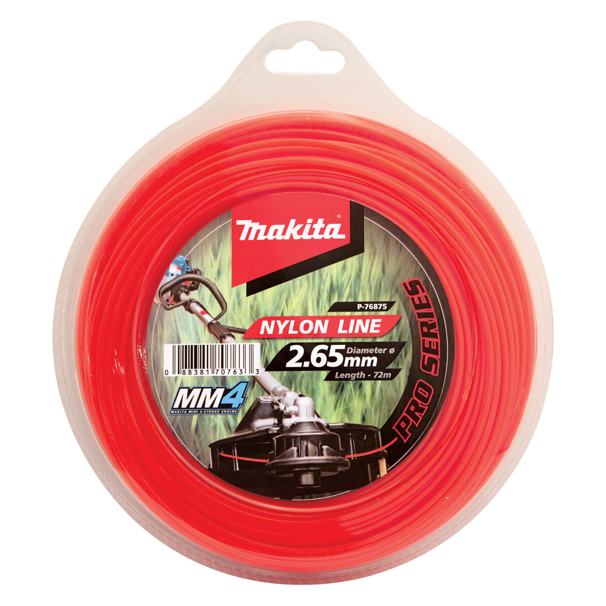 Makita OPE - Brushcutter Acc Pro-Series Round Nylon Line 2.65mm x 72M | P-76875