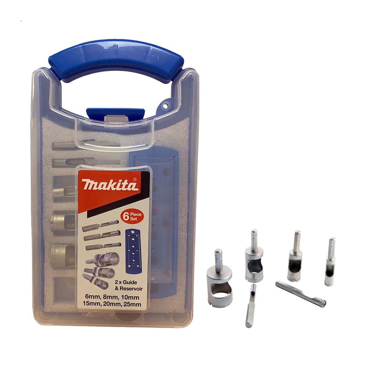 Makita Mini Diamond Core Bit Set  Precision Cutting Power P-83646