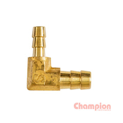Champion - Hose Joiner 90° Barb Elbow Reducer Brass 3/8 - 1/4 | P11-0604