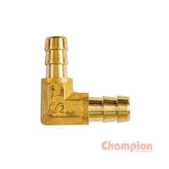 Champion - Hose Joiner 90° Barb Elbow Reducer Brass 3/8 - 5/16 | P11-0605