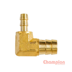Champion - Hose Joiner 90° Barb Elbow Reducer Brass 1/2 - 1/4 | P11-0804