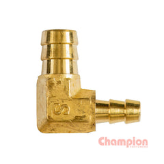 Champion - Hose Joiner 90° Barb Elbow Reducer Brass 1/2 - 5/16 | P11-0805