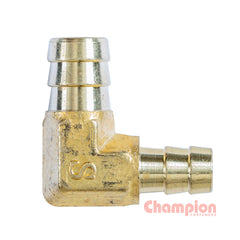 Champion - Hose Joiner 90° Barb Elbow Reducer Brass 1/2 - 3/8 | P11-0806