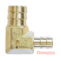 Champion - Hose Joiner 90° Barb Elbow Reducer Brass 5/8 - 3/8 | P11-1006