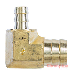 Champion - Hose Joiner 90° Barb Elbow Reducer Brass 3/4 - 3/8 | P11-1206