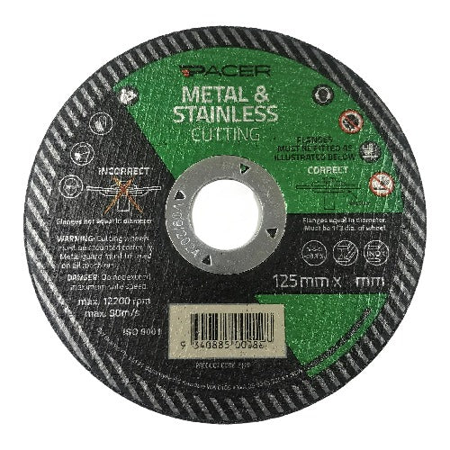 Pacer - Cutting Discs 125 X 1.6 X 22 | P1251622