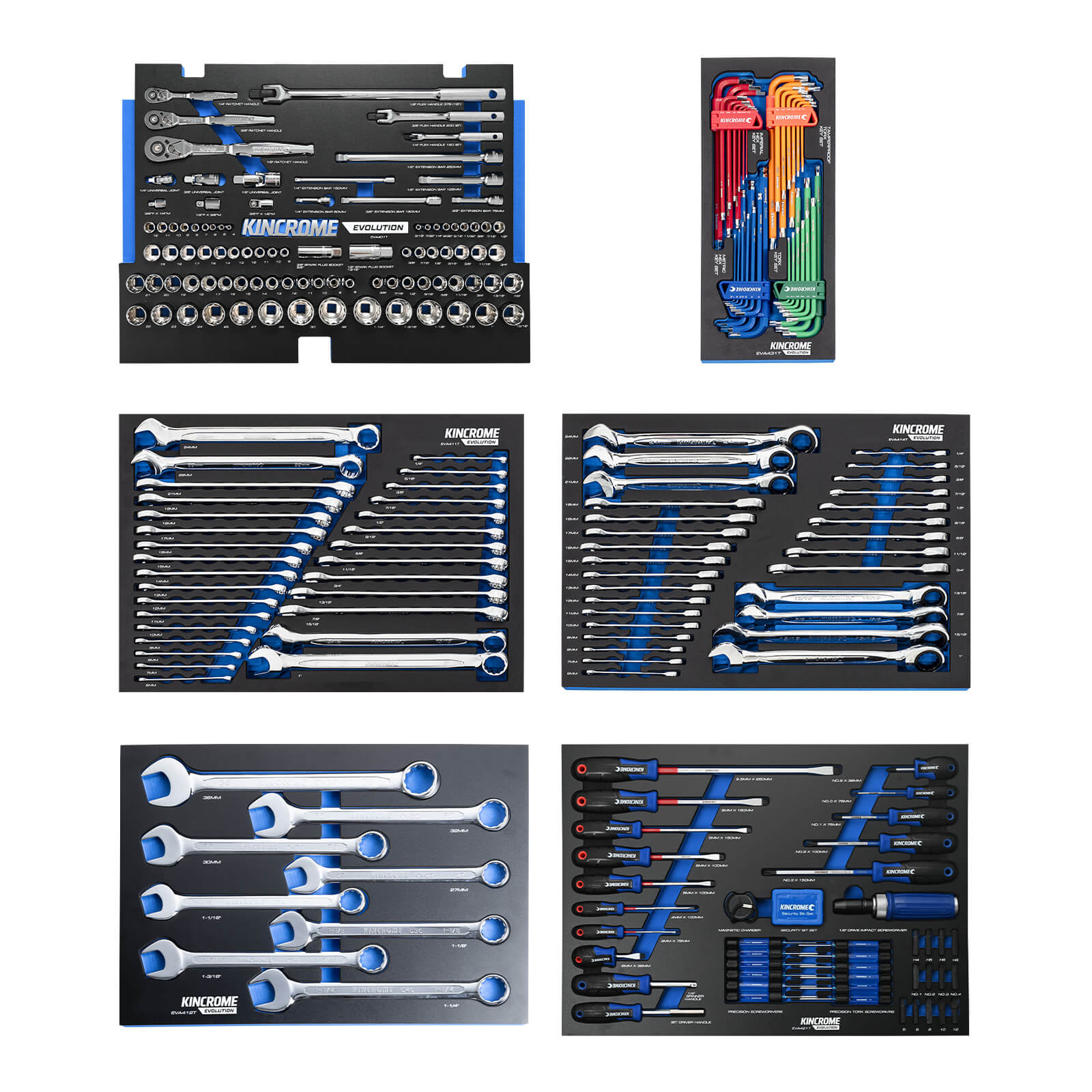 Kincrome - Evolution Tool Kit  Ultimate Trade Tool Organization | P1715