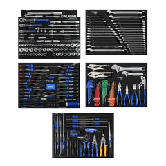 Kincrome CONTOUR® Chest Tool Kit 286 Piece 5 Drawer (29") Black | P1820B