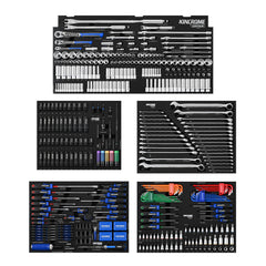 Kincrome CONTOUR® Workshop Tool Kit 595 Piece 17 Drawer (42”) Black | P1826B