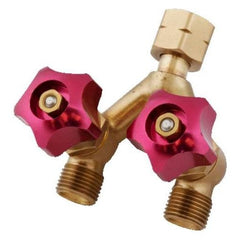 Weldclass - Y-Piece With Valves 5/8" LH (Acetylene, LPG) | P4-HFYVLH