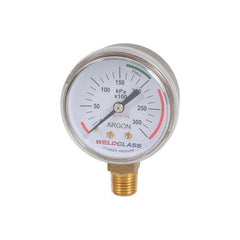 Weldclass - Regulator Gauge Inert Gases (Argon / CO2 / Nitrogen / Inert) High Pressure 0-30,000Kpa | P4-HPARG
