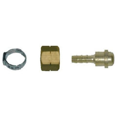Weldclass - Nut + Tail + Clamp Kit Suit 5mm ID Hose LH (Acetylene, LPG) | P4-LHHCK