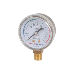 Weldclass - Regulator Gauge Inert / Argon / CO2 Low / Delivery Pressure 0-28Lpm Flow | P4-LPARG