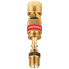 Weldclass - Quick-Coupling Set For Regulator Acet/LPG | P4-RQCF