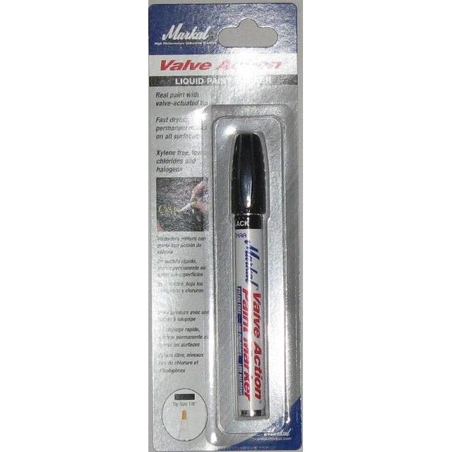 Weldclass - Marker Paint Valve-Action Carded Black (096803) | P6-PMB