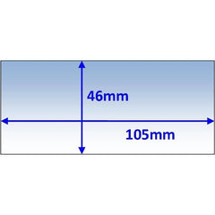 Weldclass - Lens Clear Inner 105x46mm Suit Cigweld Weldskill Pk5 | P7-CL10546/5