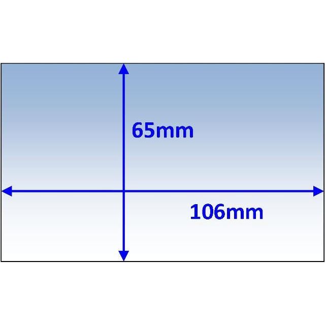 Weldclass - Lens Clear Inner 106x65mm Suit Unimig Various, Kemppi Beta E90 SFA Pk5 | P7-CL10665/5