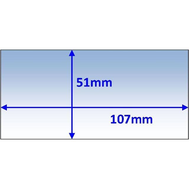 Weldclass - Lens Clear Inner 107x51mm Suit Various Pk5 | P7-CL10751/5