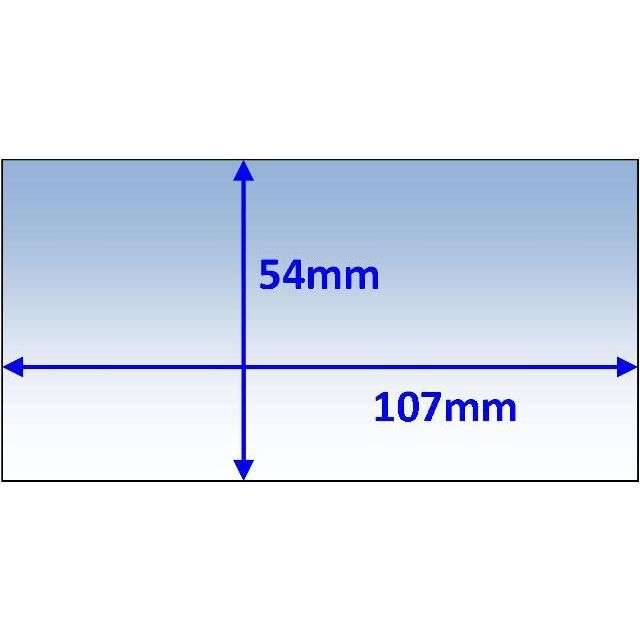 Weldclass - Lens Clear Inner 107x54mm Suit PROMAX 300 Pk5 | P7-CL10754/5