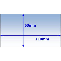 Weldclass - Lens Clear 110x60mm Suit Kemppi Beta 60 Pk10 | P7-CL11060/10