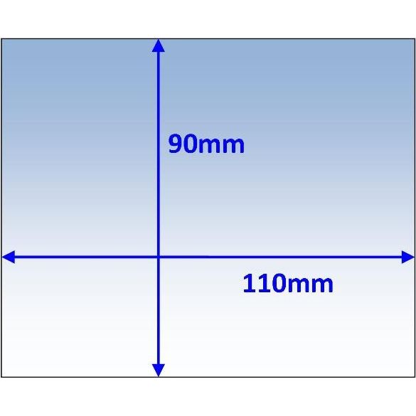 Weldclass - Lens Clear 110x90x1.0mm Suit Various Pk10 | P7-CL11090/10