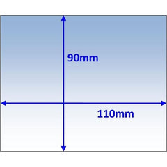 Weldclass - Lens Clear 110x90x1.5mm Suit Kemppi Beta High-Impact Pk10 | P7-CL1109015/10