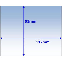 Weldclass - Lens Clear Outer 112x91mm Suit Lincoln Pk10 | P7-CL11291/10