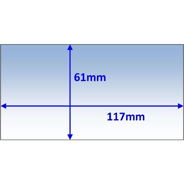 Weldclass - Lens Clear Inner 117x61mm Suit Speedglas 9100X Pk5 | P7-CL11761/5