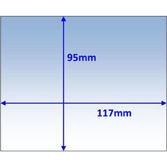 Weldclass - Lens Clear Outer 117x95mm Suit Servore 5000 Pk10 | P7-CL11795/10