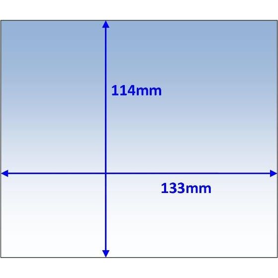 Weldclass - Lens Clear Outer 133x114mm Suit Various Pk10 | P7-CL133114/10