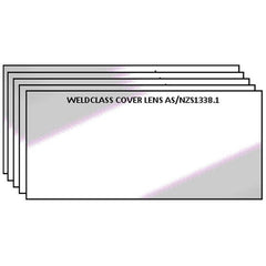 Weldclass - Lens Clear 108x51mm CR39 Style Carded Pk5 | P7-CL39/5