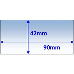 Weldclass - Lens Clear Inner 90x42mm Suit Speedglas F/V Pk5 | P7-CL9042/5