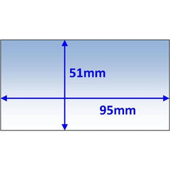 Weldclass - Lens Clear Inner 95x51mm Suit Lincoln Pk5 | P7-CL9551/5