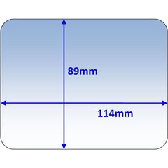 Weldclass - Lens Clear Outer 114x89mm Suit Cigweld Weldskill Pk10 | P7-CLCWS/10