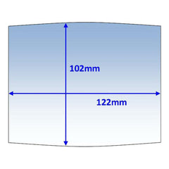 Weldtronic - Lens Outer 122x102 Pk.5 (LA-EH913-3P) | CL122102-5