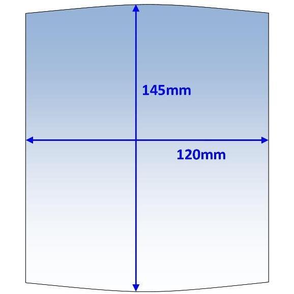 Weldclass - Lens Clear Outer 145x120mm Suit Miller Elite Pk10 | P7-CLME/10