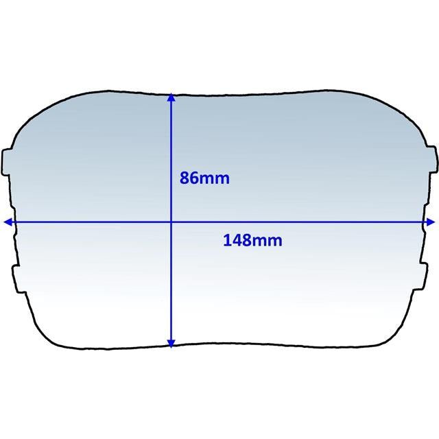 Weldclass - Lens Clear Outer Suit Speedglas 100 Pk10 | P7-CLSG1/10