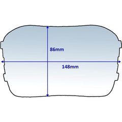 Weldclass - Lens Clear Outer Suit Speedglas 100 Pk10 | P7-CLSG1/10