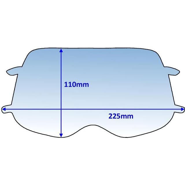 Weldclass - Lens Clear Grinding Visor Suit Speedglas 9100FX Pk5 | P7-CLSG91FXV/5