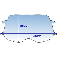 Weldclass - Lens Clear Grinding Visor Suit Speedglas 9100FX Pk5 | P7-CLSG91FXV/5