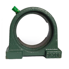 Finer Power Transmissions - Bearing NBR Stainless Steel Tap Base Pillow Block Housing | SS-PA204/ECO