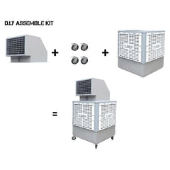 Fanmaster - Portable Evaporative Air Cooler - Single Directional DIY Kit | PACISD-PA